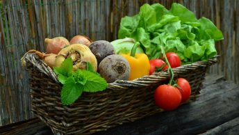 basket full of vegetables