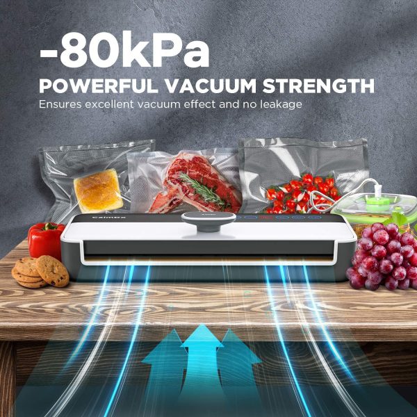 how to use CalmDo Vacuum Sealer, Fully Automatic Food Sealer